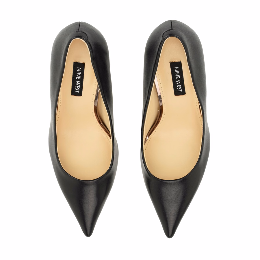 Merran Lederpumps – Schwarzes Leder
