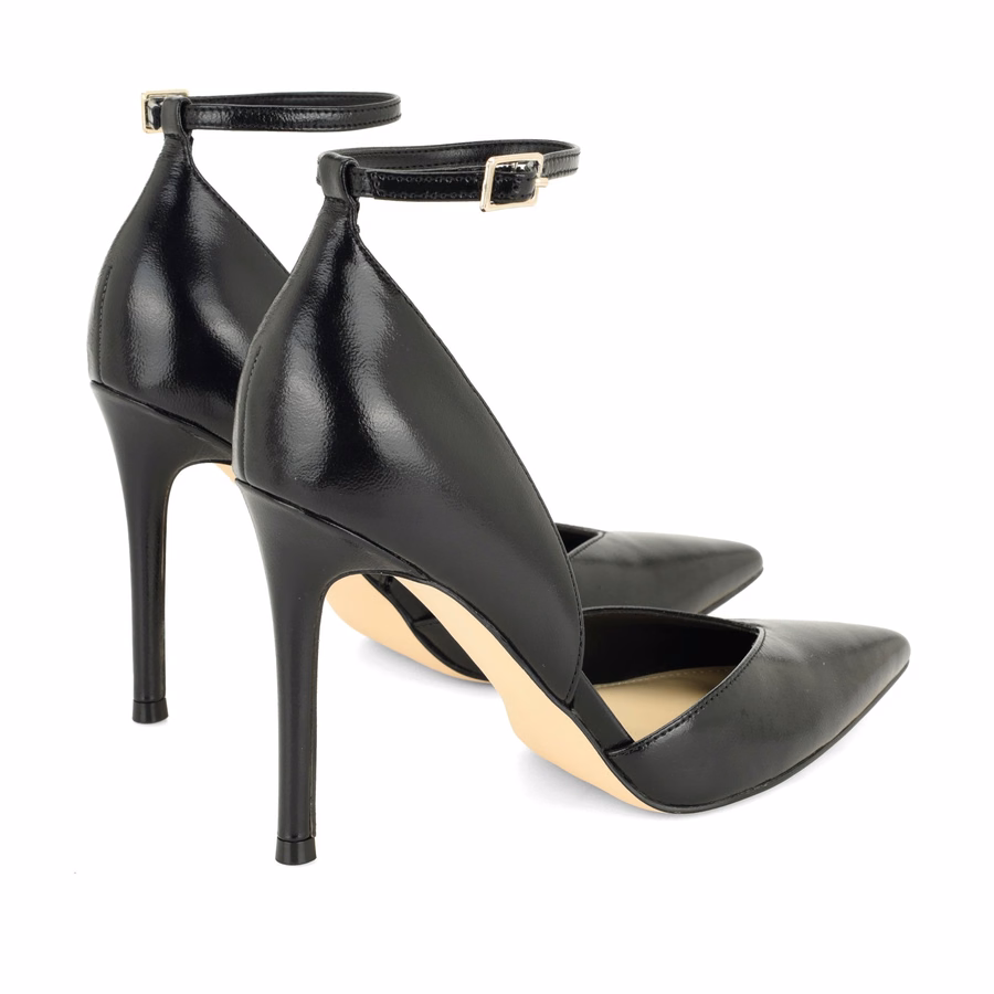 Frendy Lederpumps – Schwarzes Leder