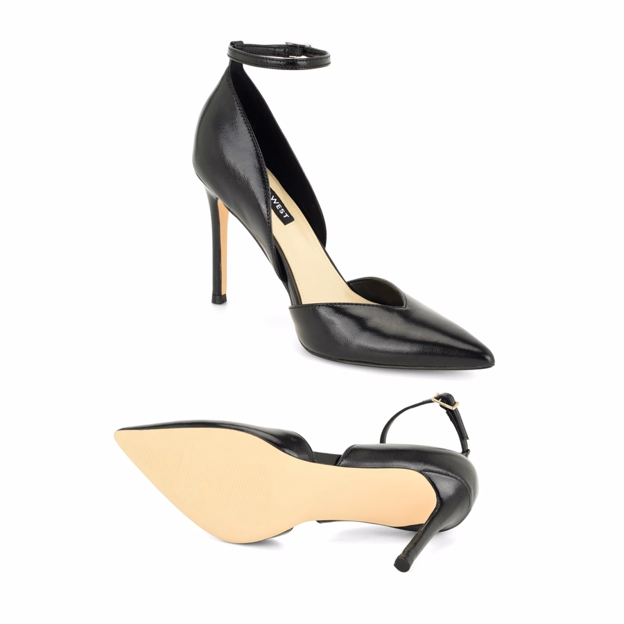 Frendy Lederpumps – Schwarzes Leder