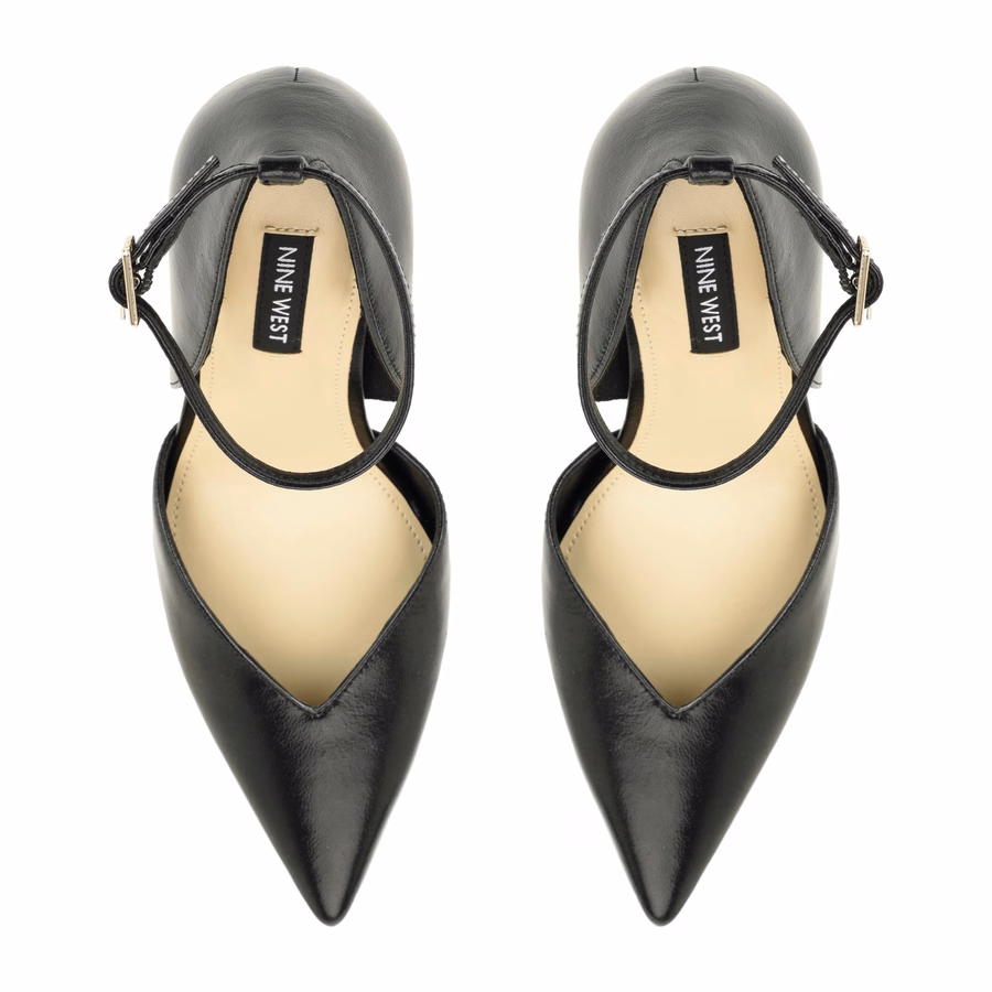 Frendy Lederpumps – Schwarzes Leder