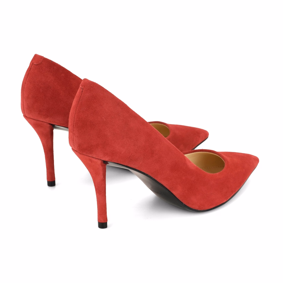 Merran Lederpumps - Rotes Wildleder