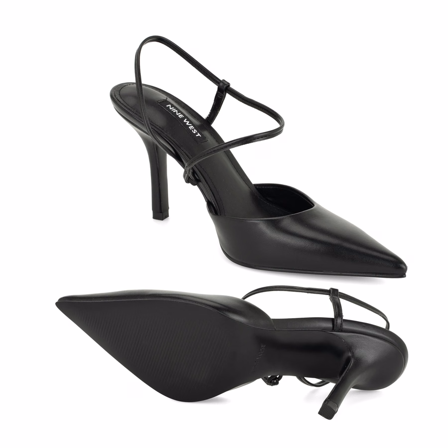 Galora Slingback-Pumps – Schwarz