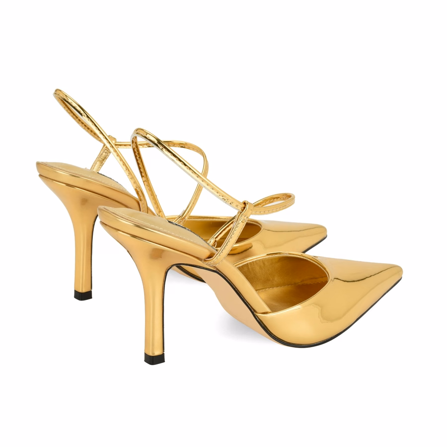 Galora Slingback-Pumps – Hellbronze