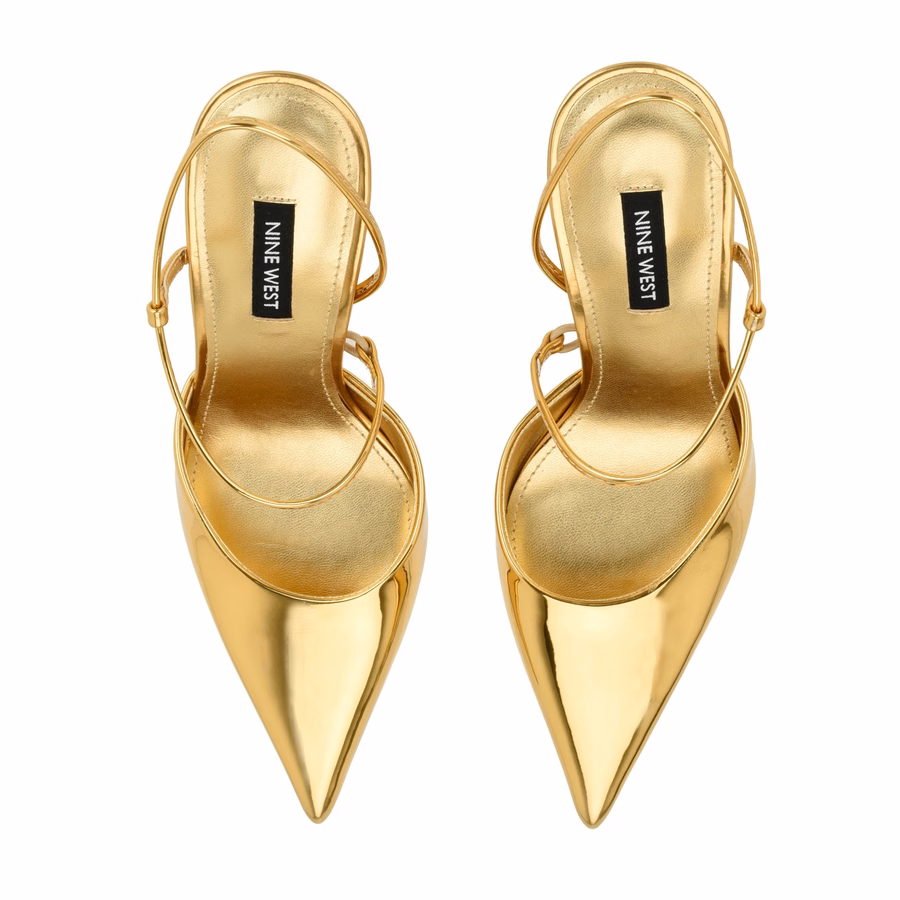 Galora Slingback-Pumps – Hellbronze