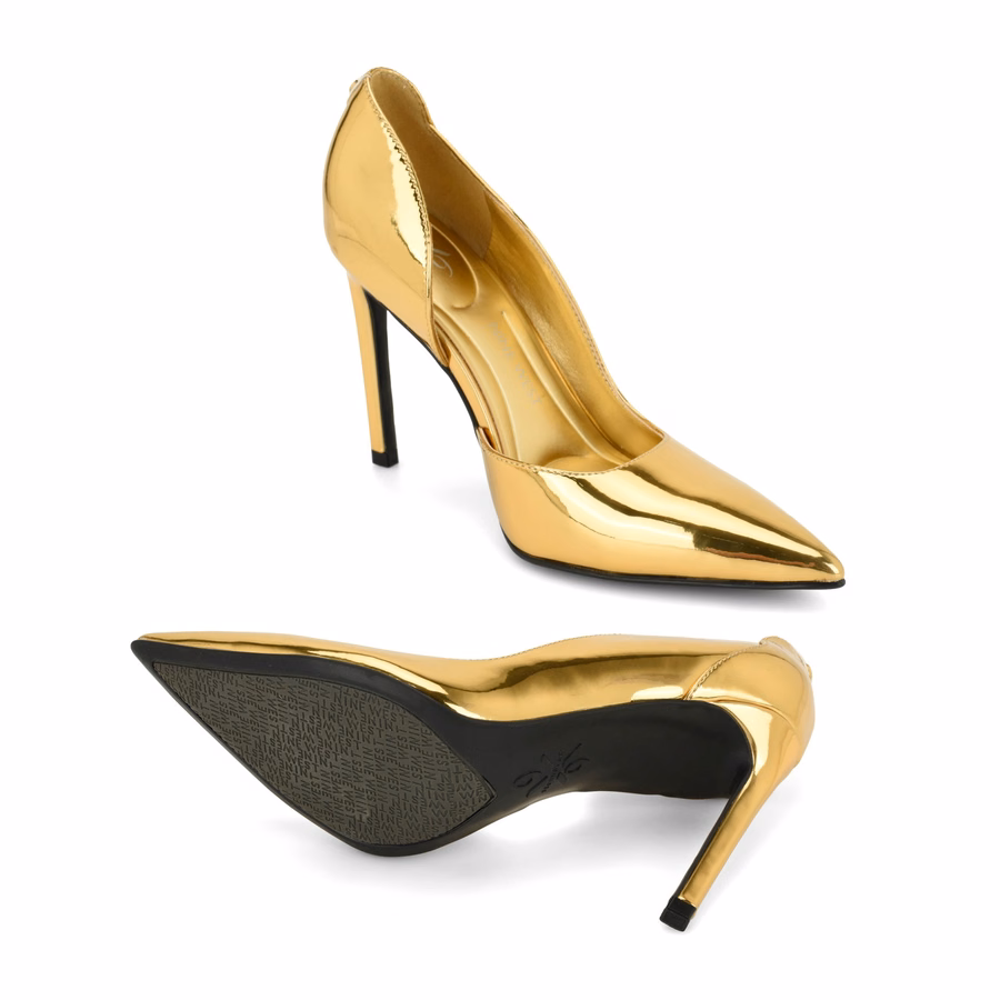 Hanas 9x9 D'Orsay Pumps - Bronze