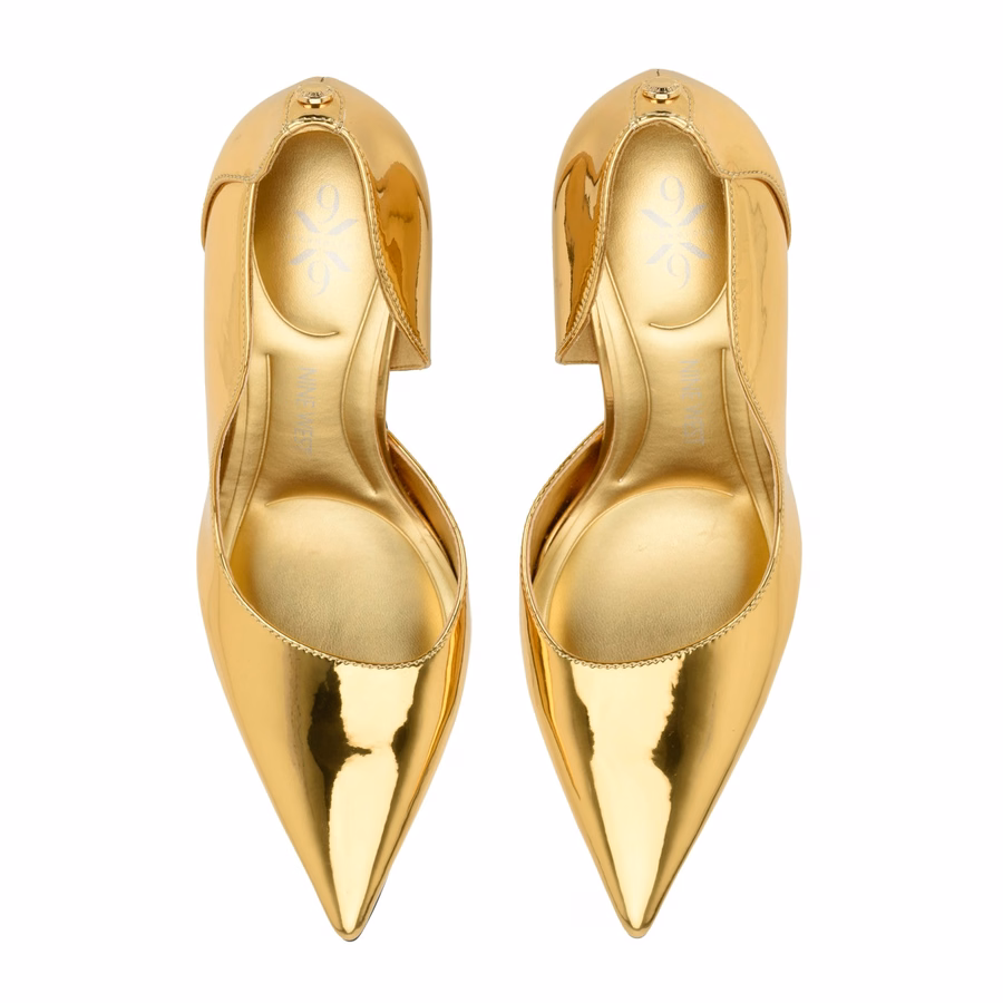 Hanas 9x9 D'Orsay Pumps - Bronze