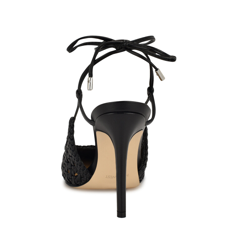 fessla – gewebte pumps mit knöchelriemen