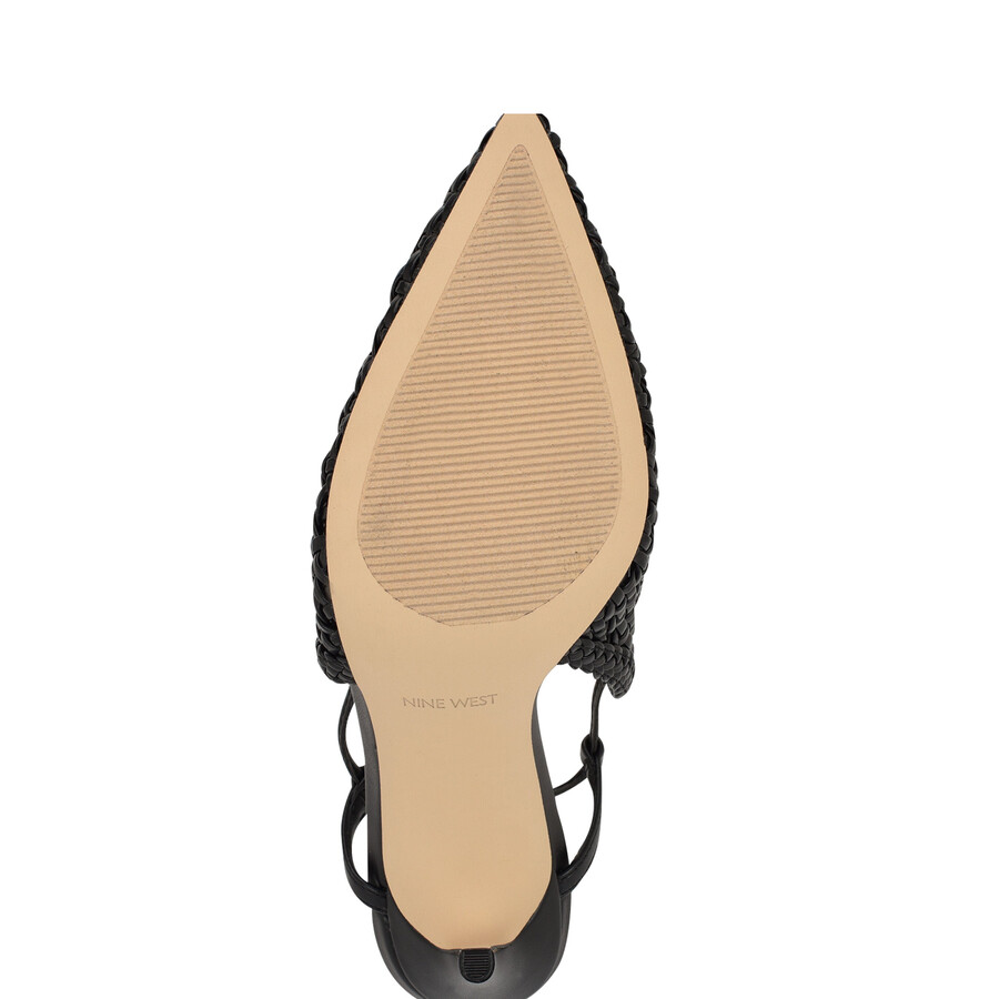 fessla – gewebte pumps mit knöchelriemen