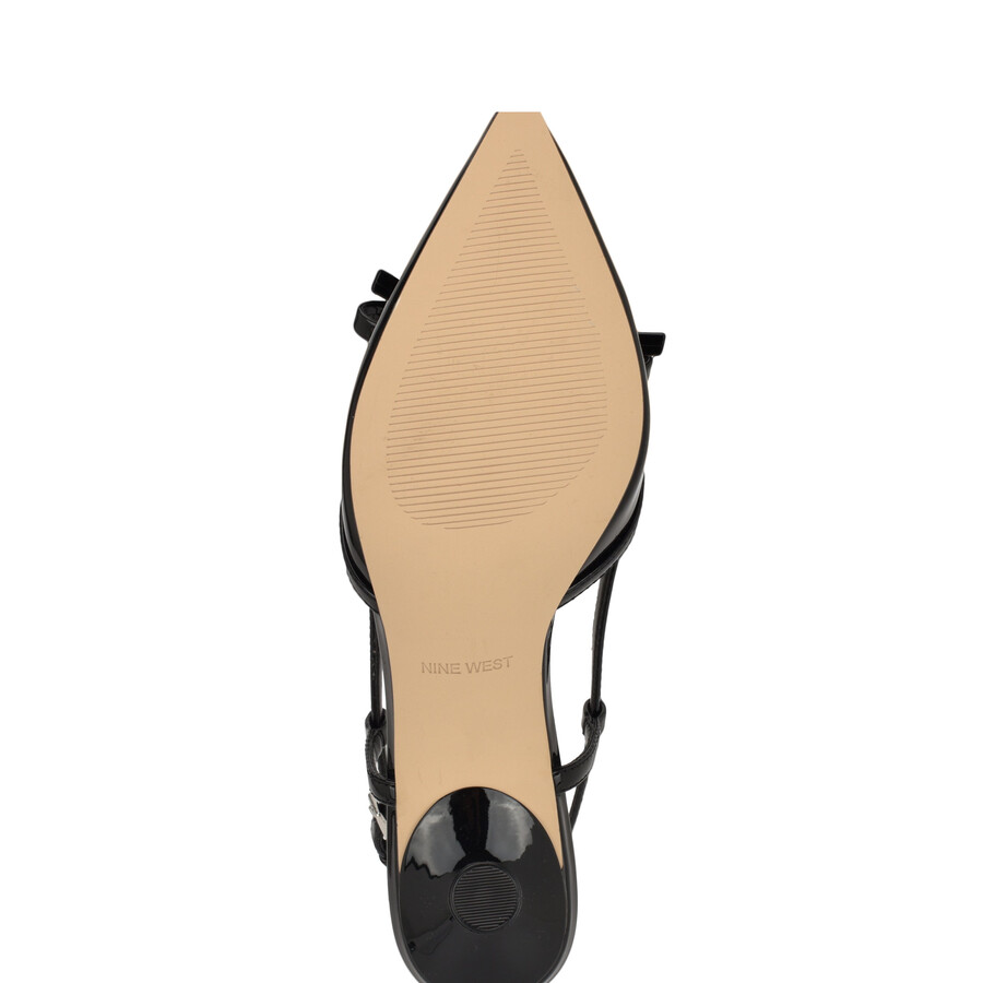 reega slingback-pumps mit schleife