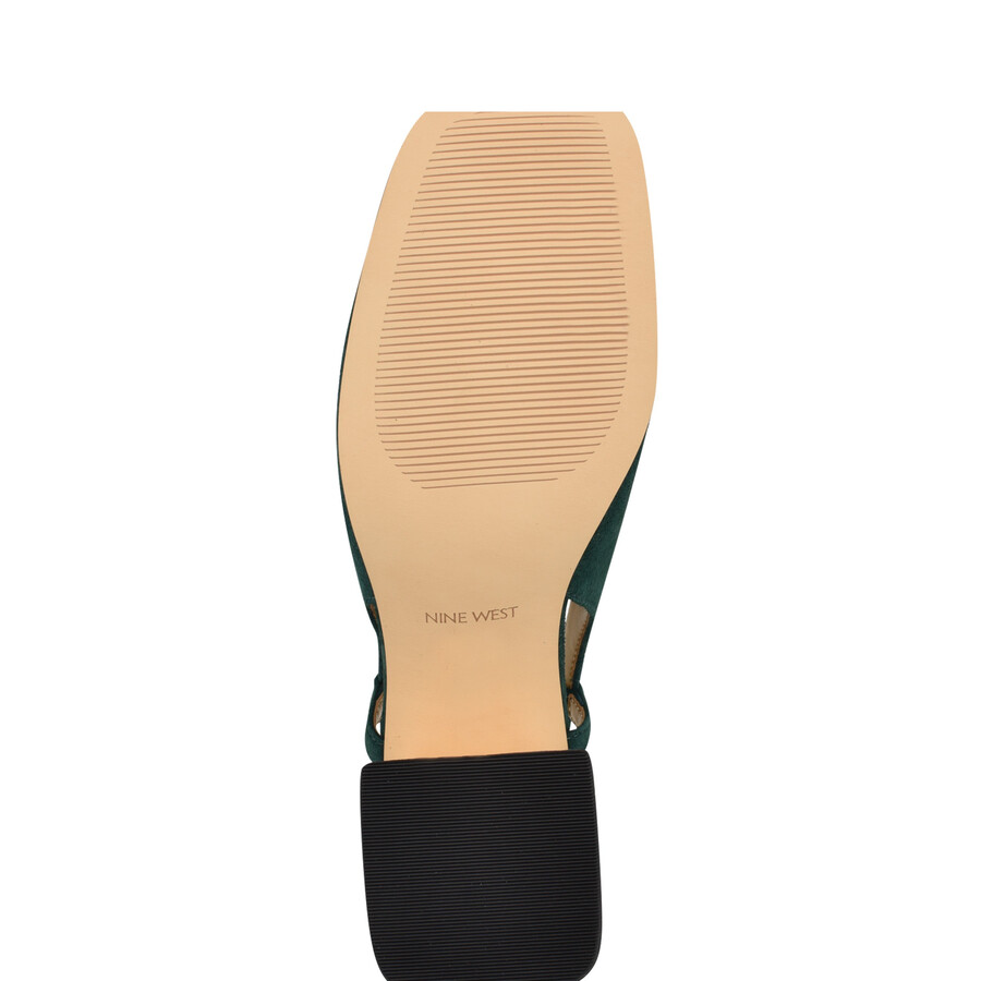 slingback-pumps mit gegossenem blockabsatz