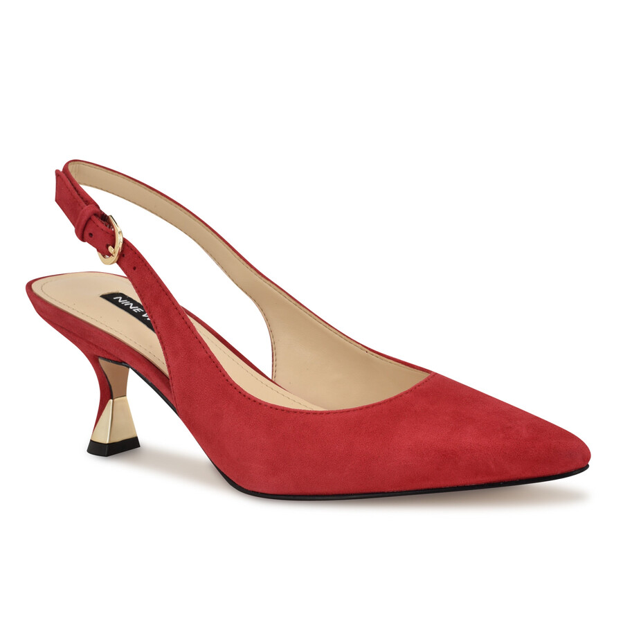 jannit slingback-pumps mit spitzer zehenpartie