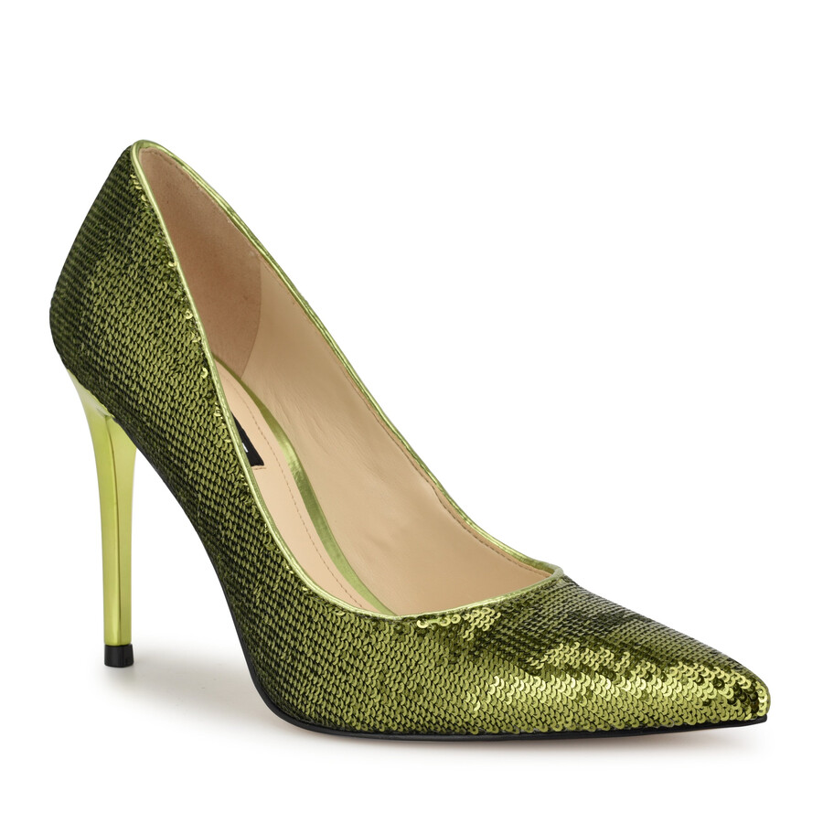 frische pumps mit spitzer zehenpartie