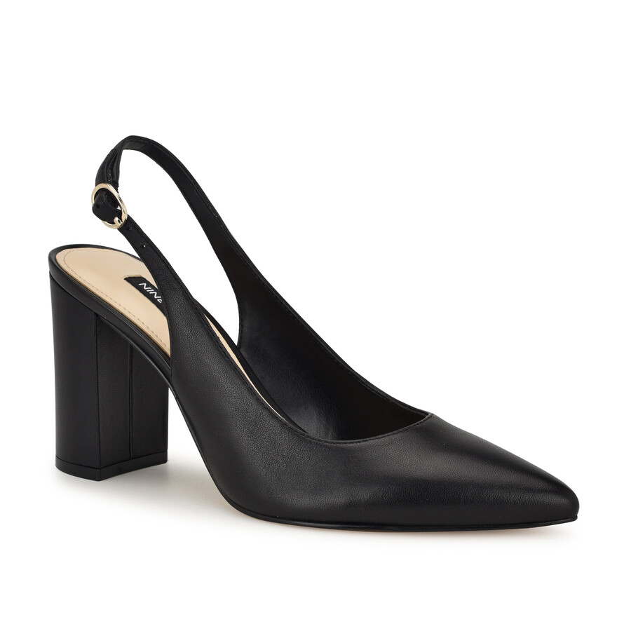 gompell slingback-pumps mit blockabsatz