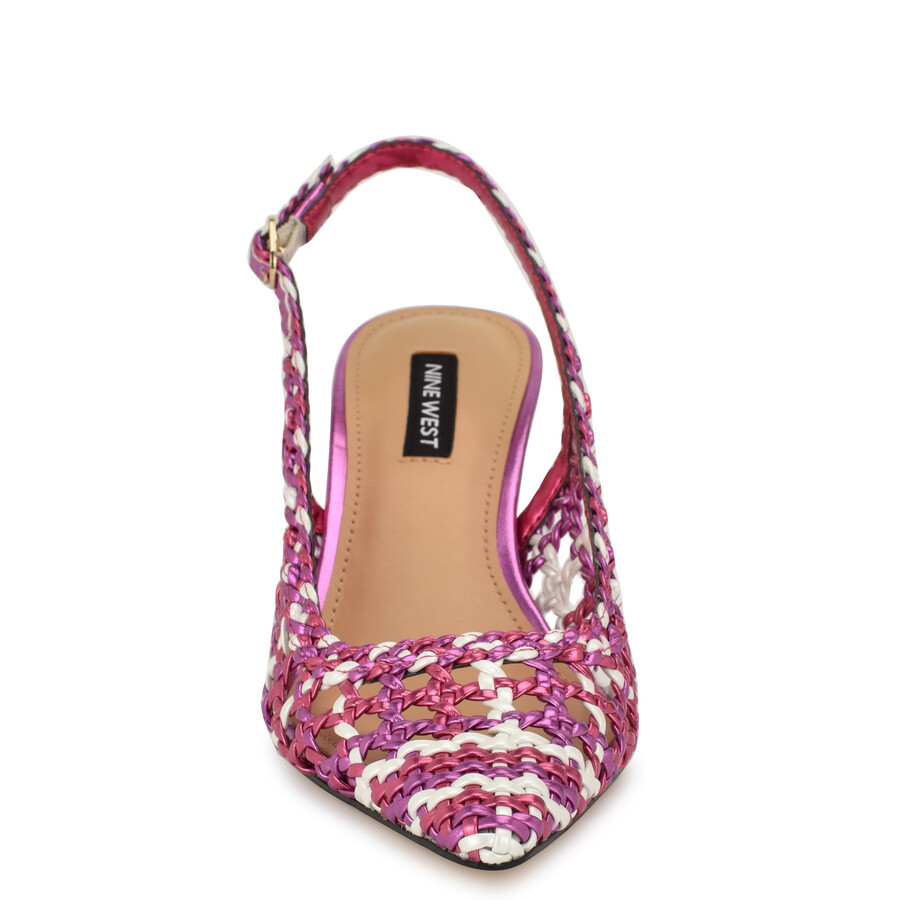 madalene gewebte slingbacks