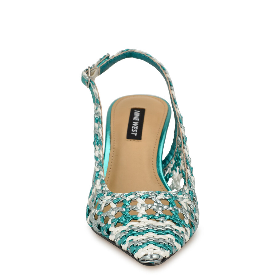 madalene gewebte slingbacks
