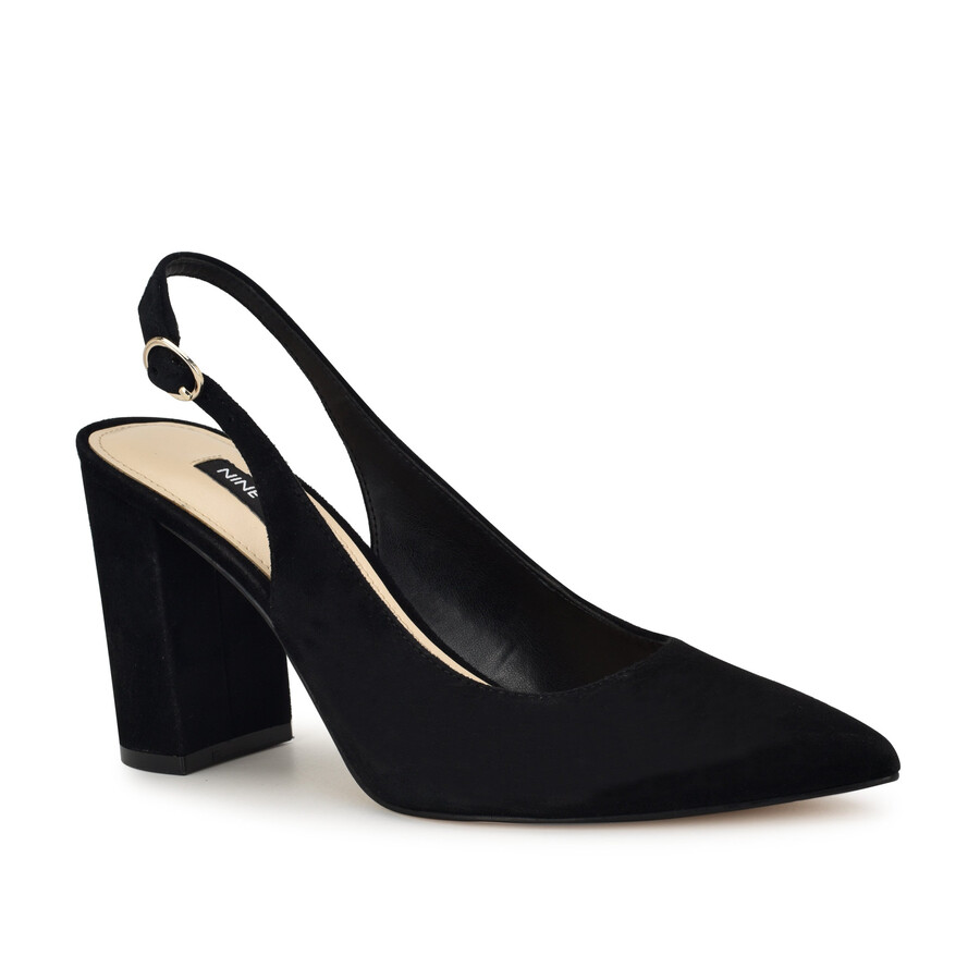 gompell slingback-pumps mit blockabsatz