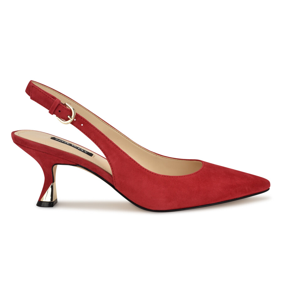 jannit slingback-pumps mit spitzer zehenpartie