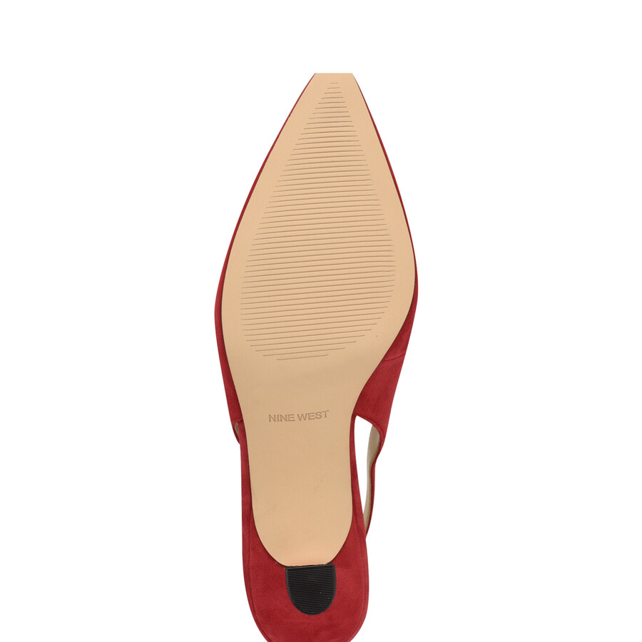 jannit slingback-pumps mit spitzer zehenpartie