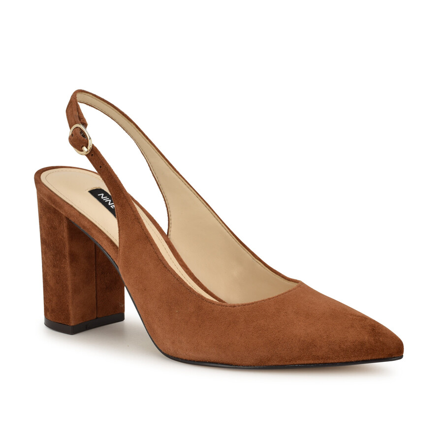 gompell slingback-pumps mit blockabsatz