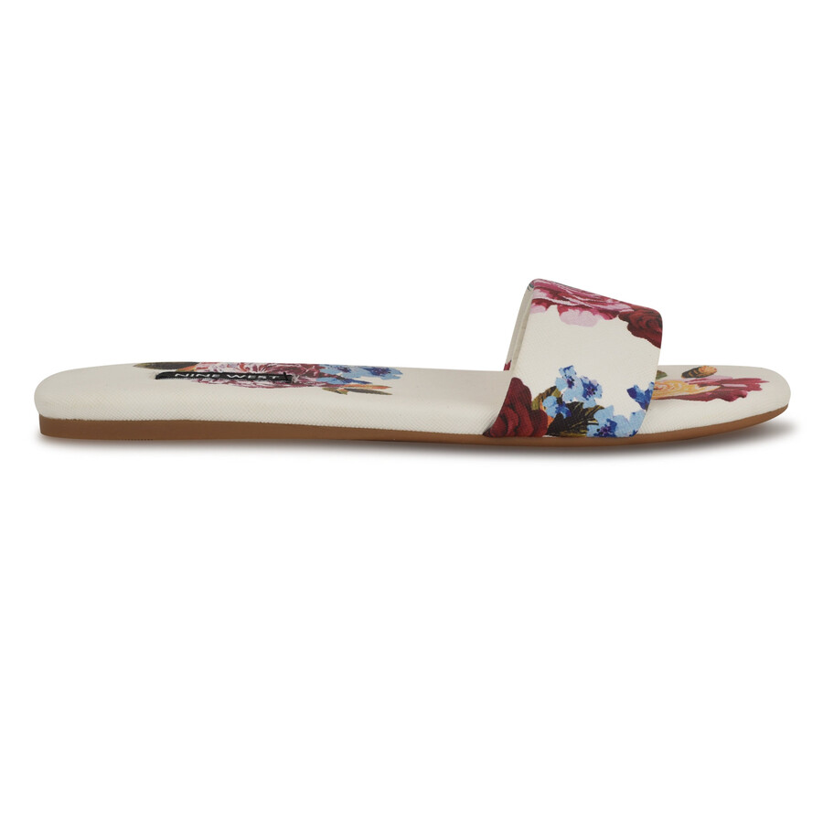 flache slide-sandalen von lolipop