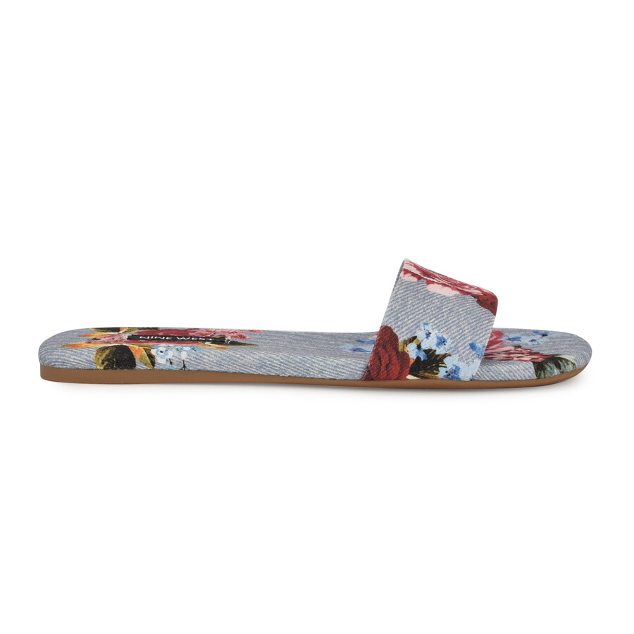 flache slide-sandalen von lolipop