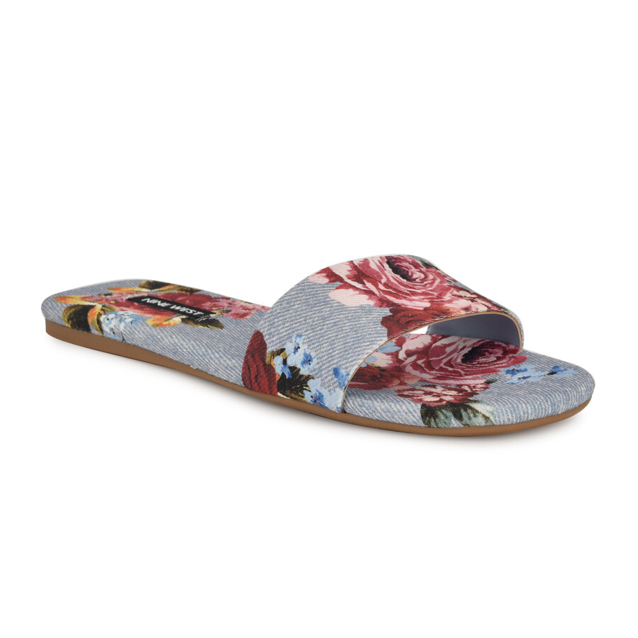 flache slide-sandalen von lolipop
