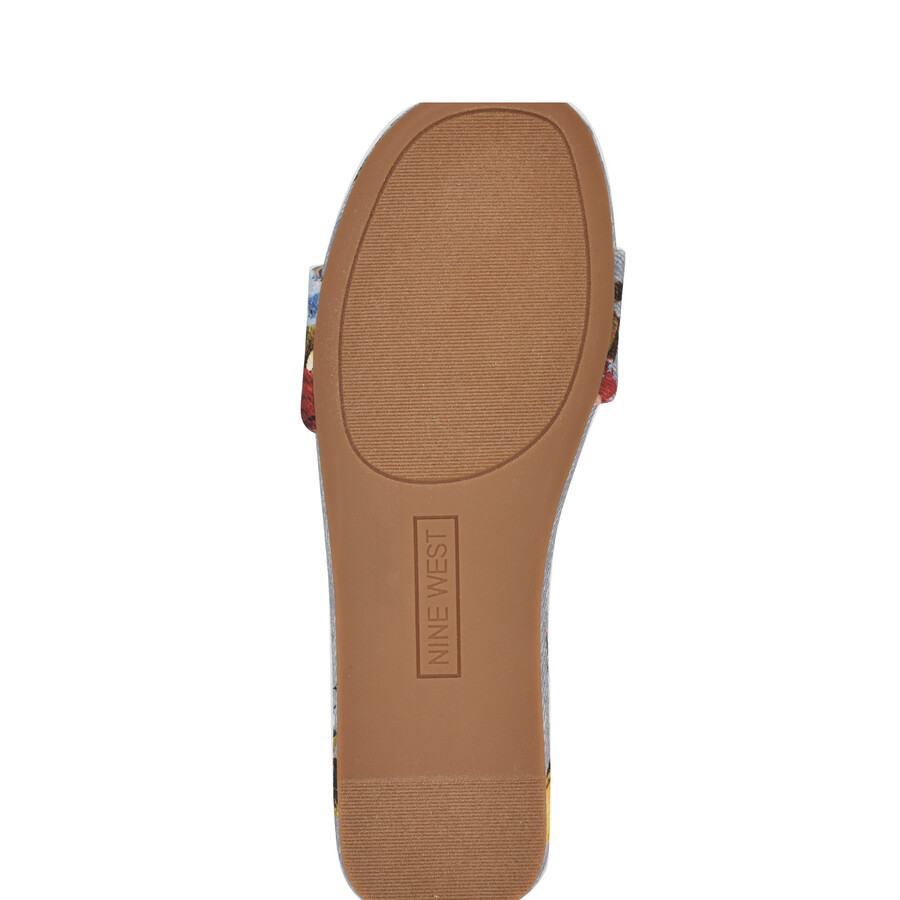 flache slide-sandalen von lolipop