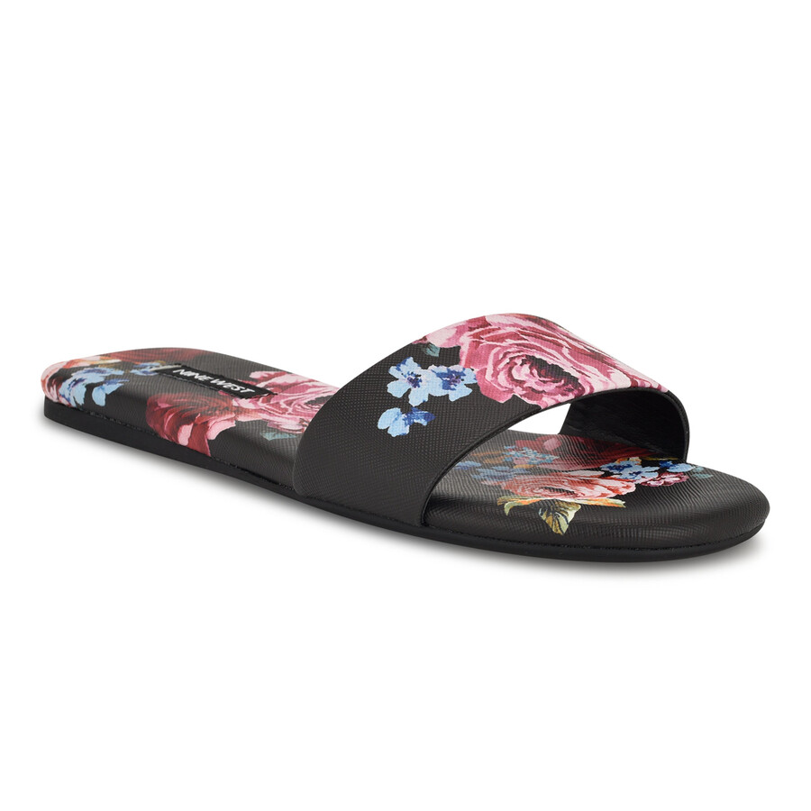 flache slide-sandalen von lolipop
