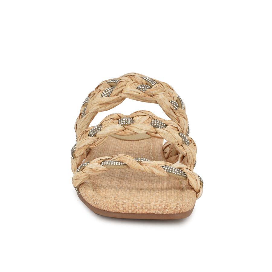 flache qazz-sandalen
