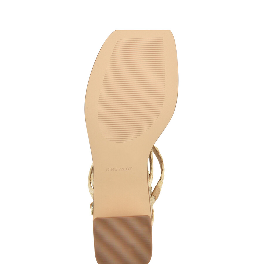 emolly raffia-sandalen mit blockabsatz