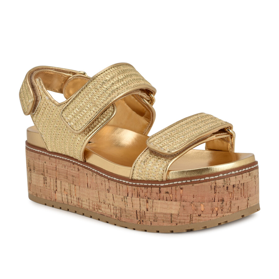 heavin plateau-keilsandalen