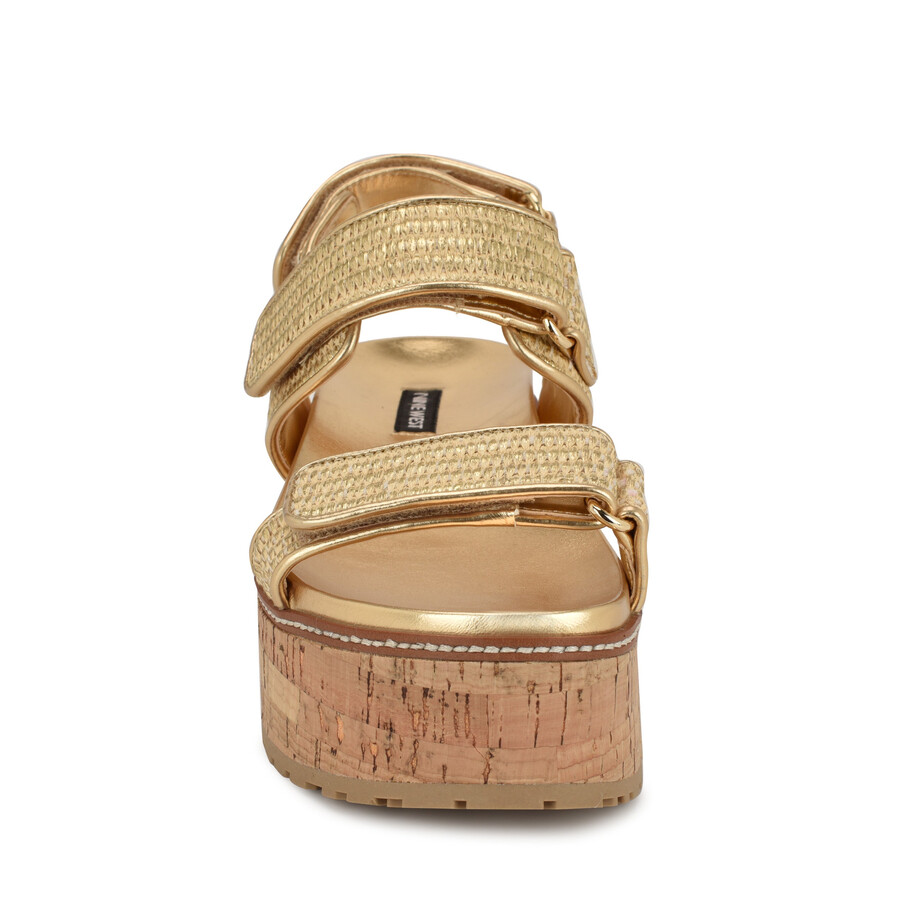 heavin plateau-keilsandalen
