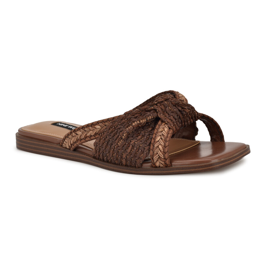 flache slide-sandalen omansa