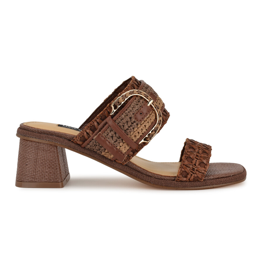 ebels – slide-sandalen mit blockabsatz
