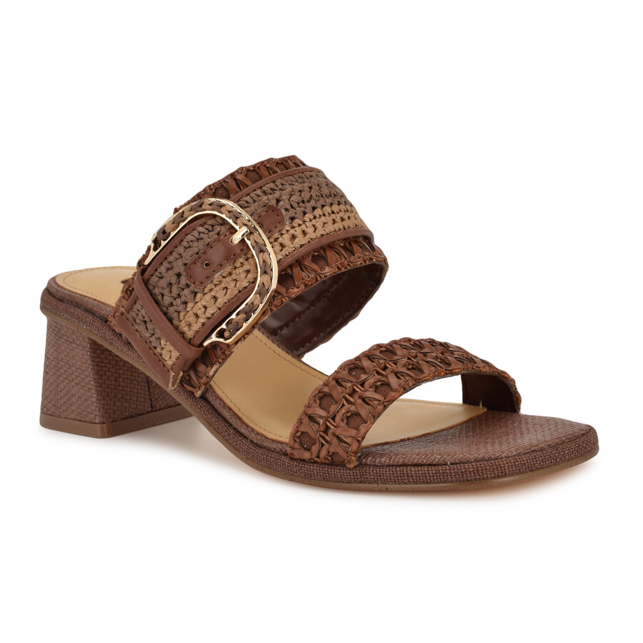ebels – slide-sandalen mit blockabsatz