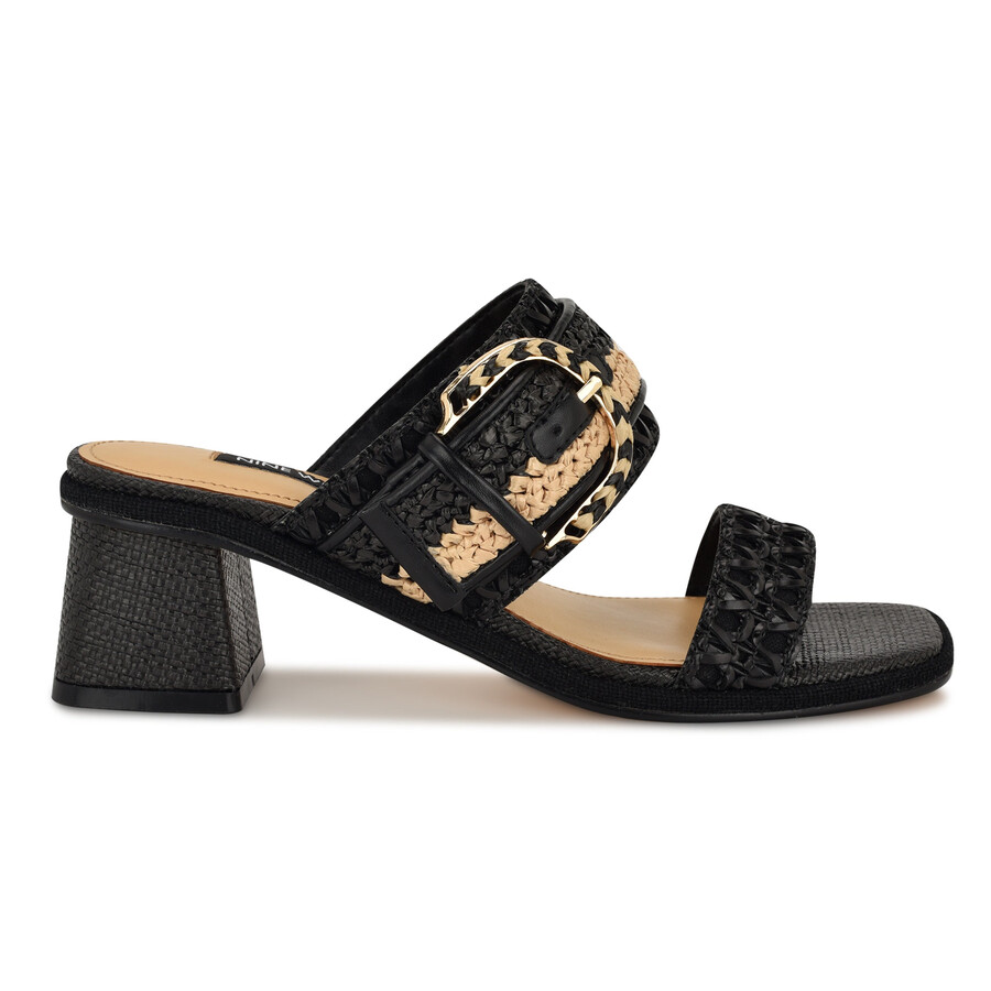 ebels – slide-sandalen mit blockabsatz