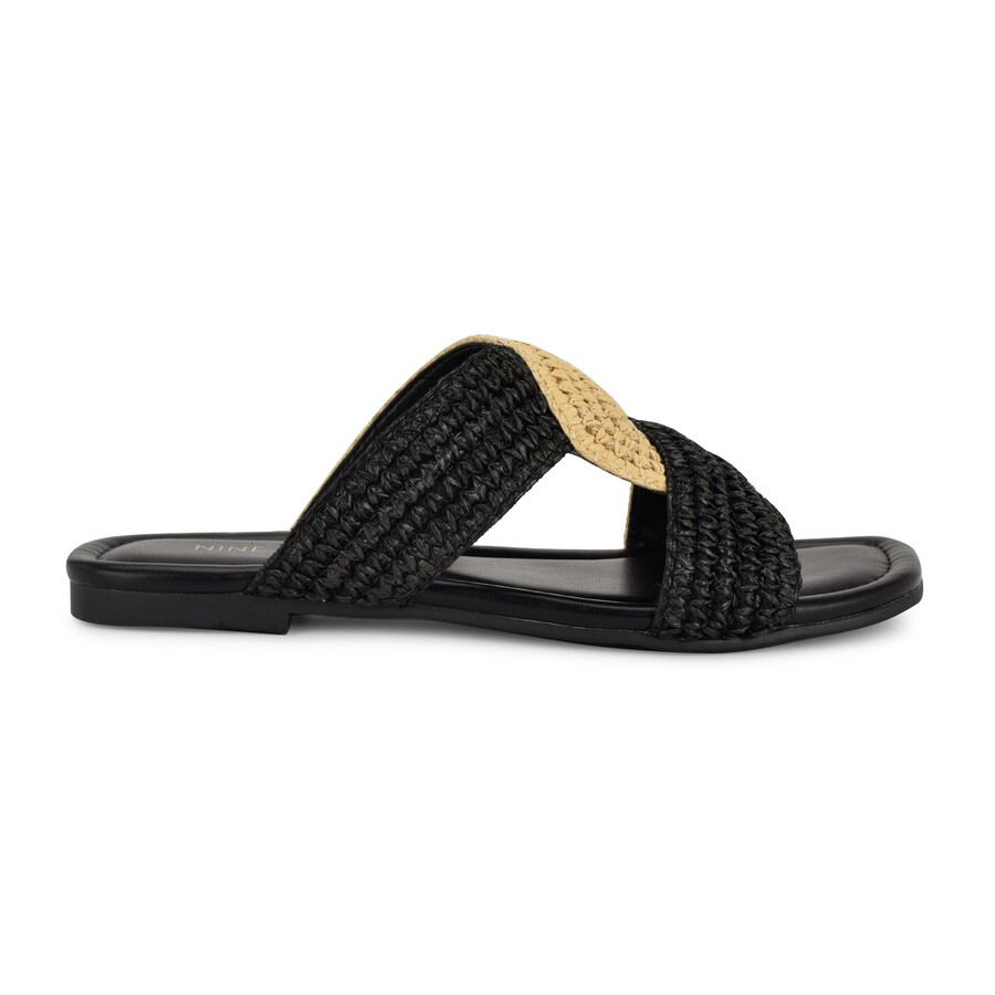 flache quara-sandalen