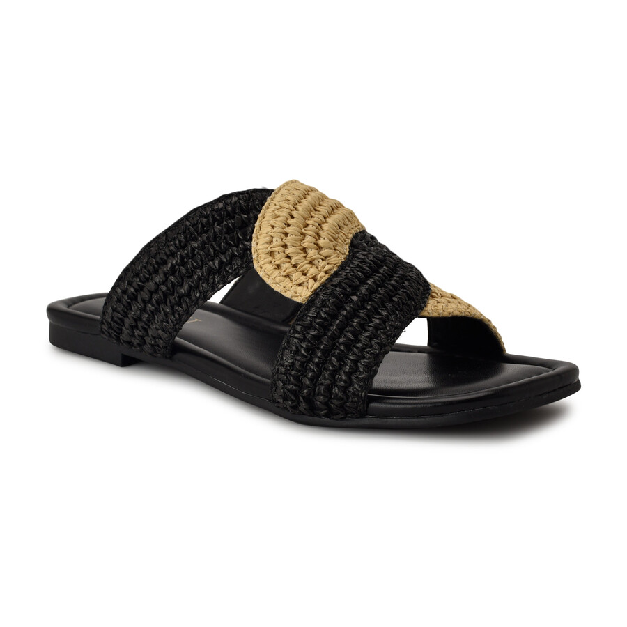 flache quara-sandalen