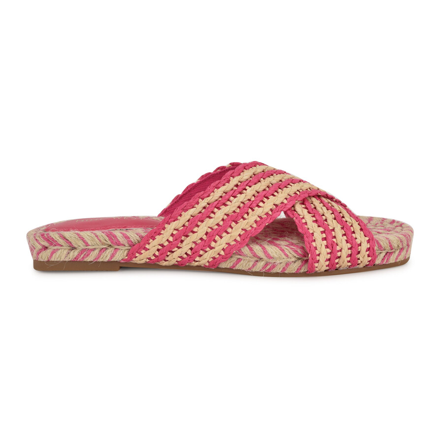flache slide-sandalen von animay