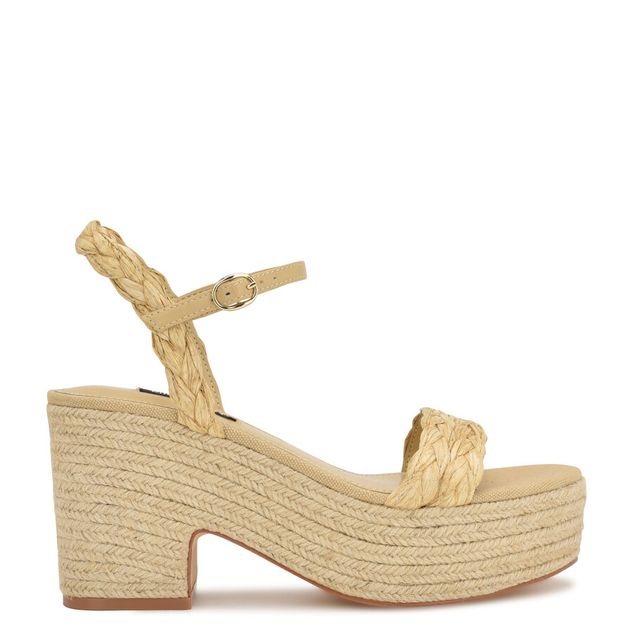 rivva espadrilles-sandalen mit absatz