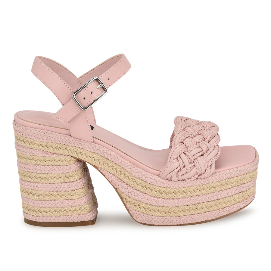 cinka gewebte plateausandalen
