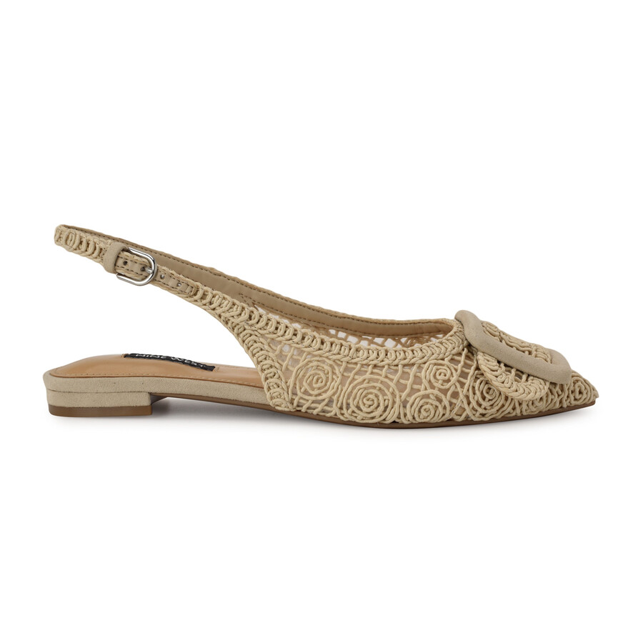 jasser – gewebte slingback-ballerinas