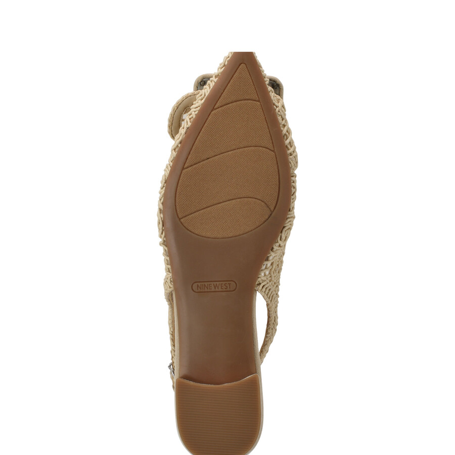 jasser – gewebte slingback-ballerinas