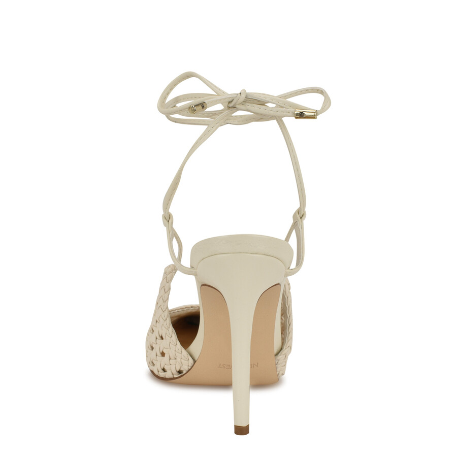 fessla – gewebte pumps mit knöchelriemen