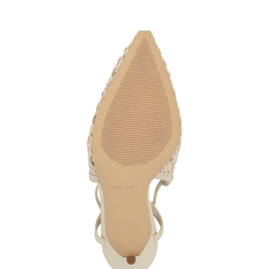 fessla – gewebte pumps mit knöchelriemen