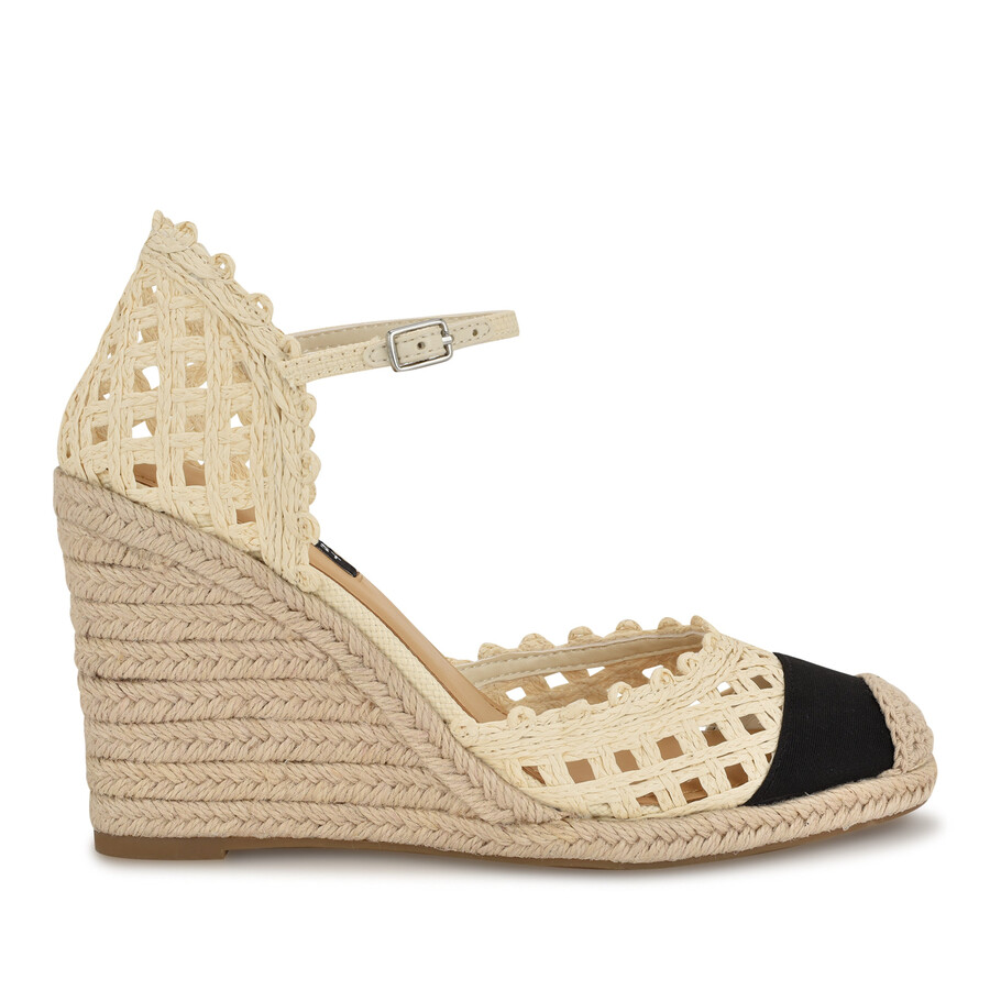mckinly – espadrille-wedges mit kappe