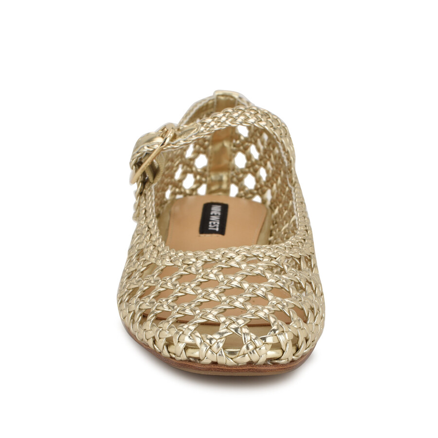 halie gewebte mary jane-ballerinas