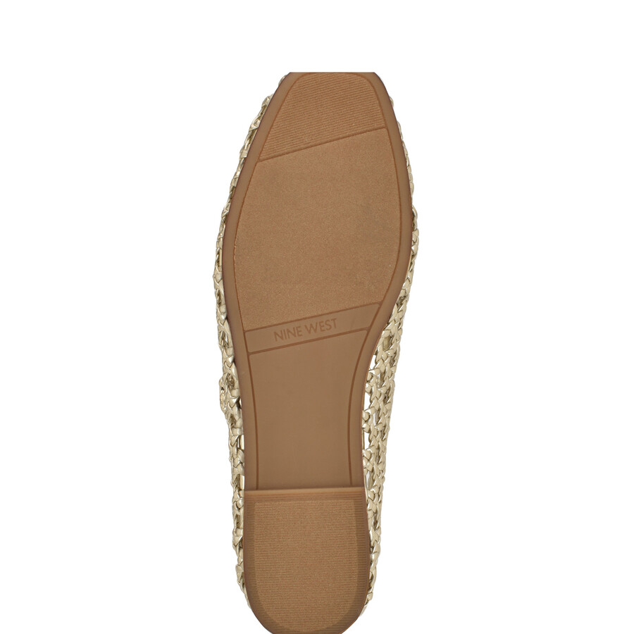 halie gewebte mary jane-ballerinas