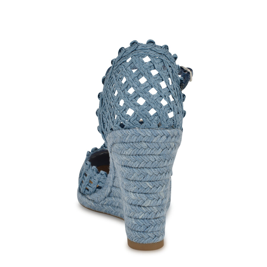 mckinly – espadrille-wedges mit kappe