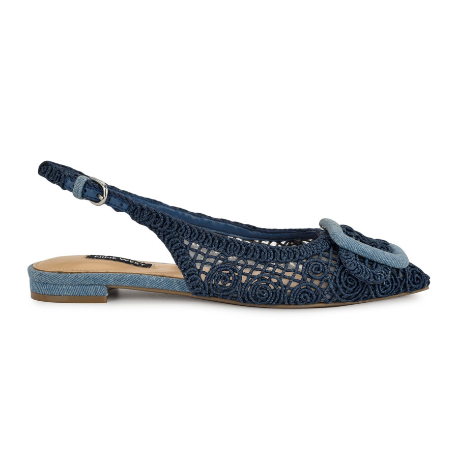 jasser – gewebte slingback-ballerinas